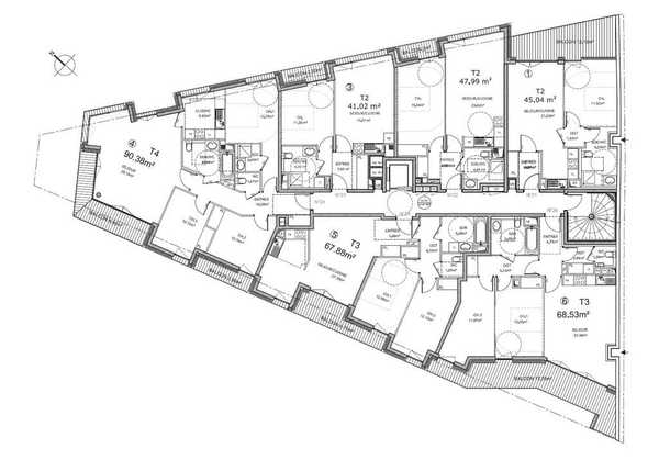 84Bac - 84 Bac - Plan etage courant